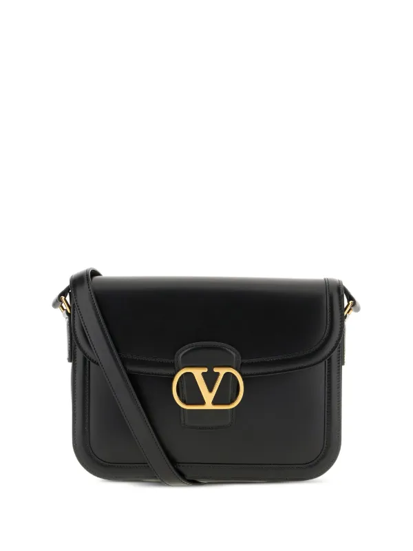 Valentino Garavani 9TO5 V ロゴ ショルダーバッグ 関税込 Valentino Garavani 9TO5 ショルダーバッグ | ブラック