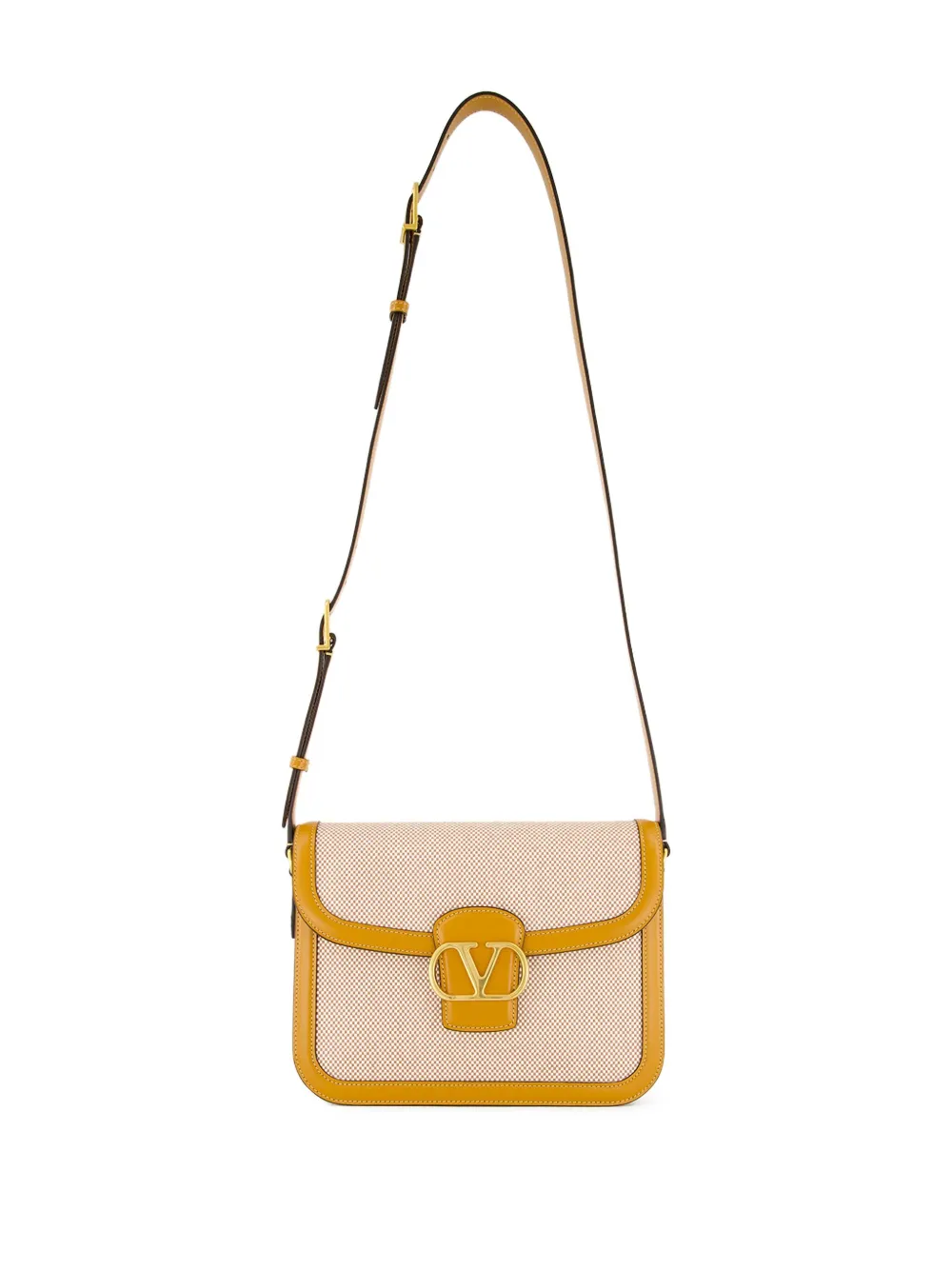 Valentino Garavani 9to5 schoudertas - Beige