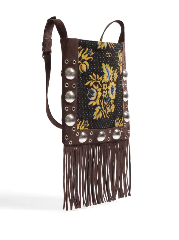 Valentino Garavani Nellcôte ショルダーバッグ | ブラウン | FARFETCH JP