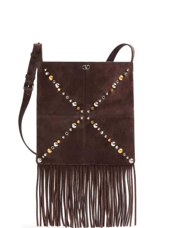 Valentino Garavani ネルコート フリンジ ショルダーバッグ S
