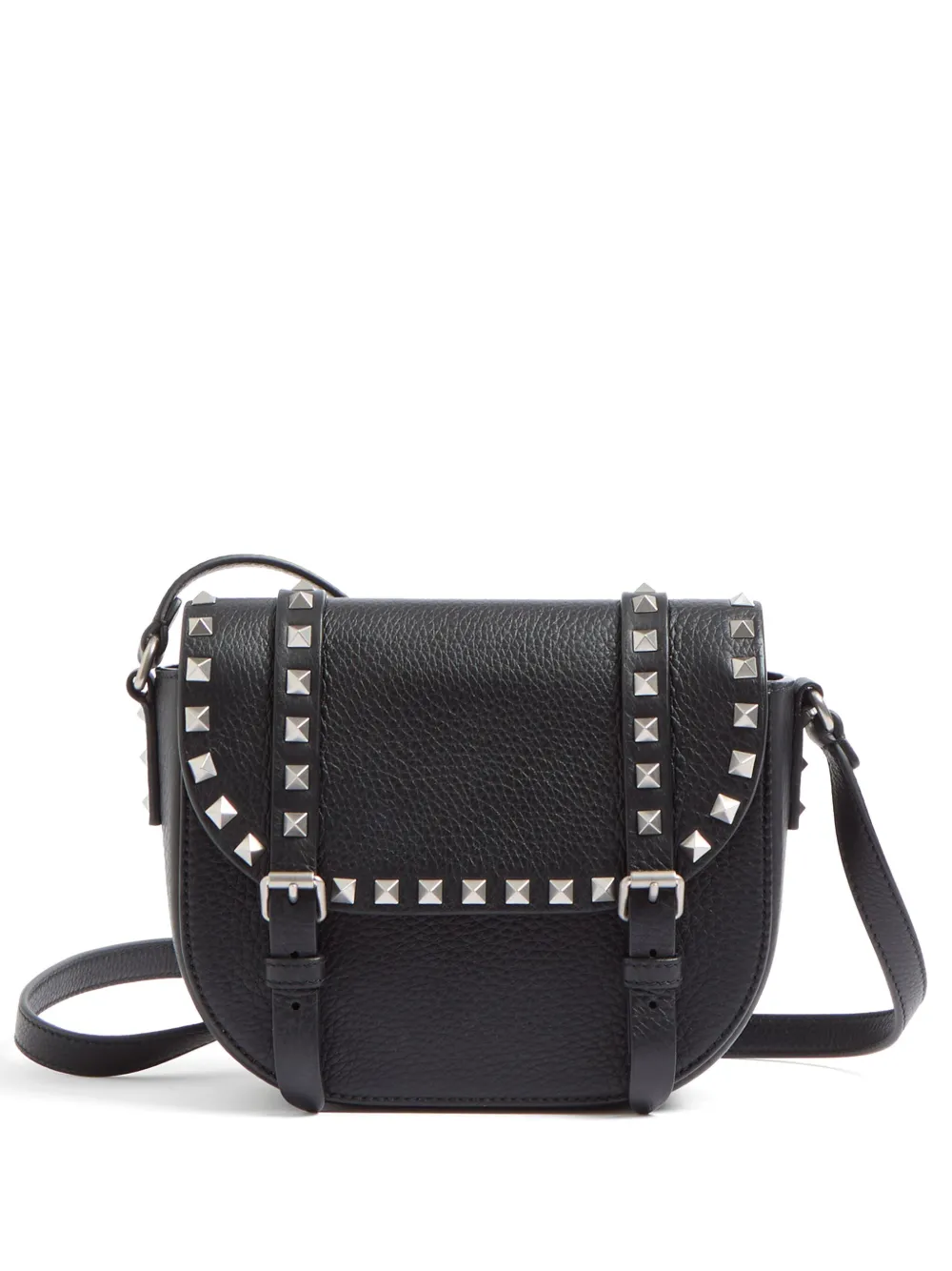 Valentino Garavani Small Rockstud Cross Body Bag In Black