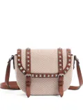 Valentino Garavani Rockstud messenger bag - Neutrals