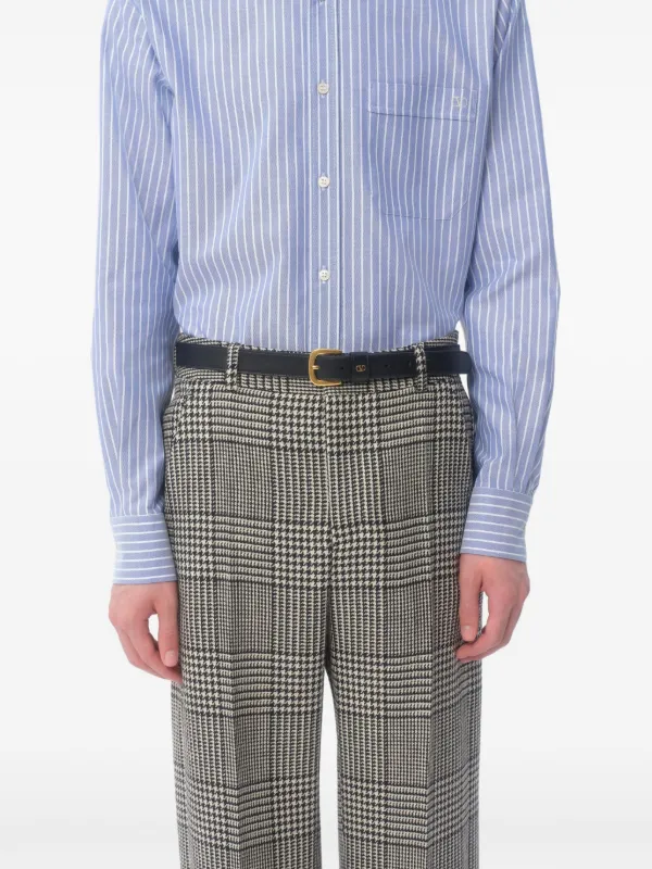 Valentino Garavani Vロゴ シグネチャー レザーベルト