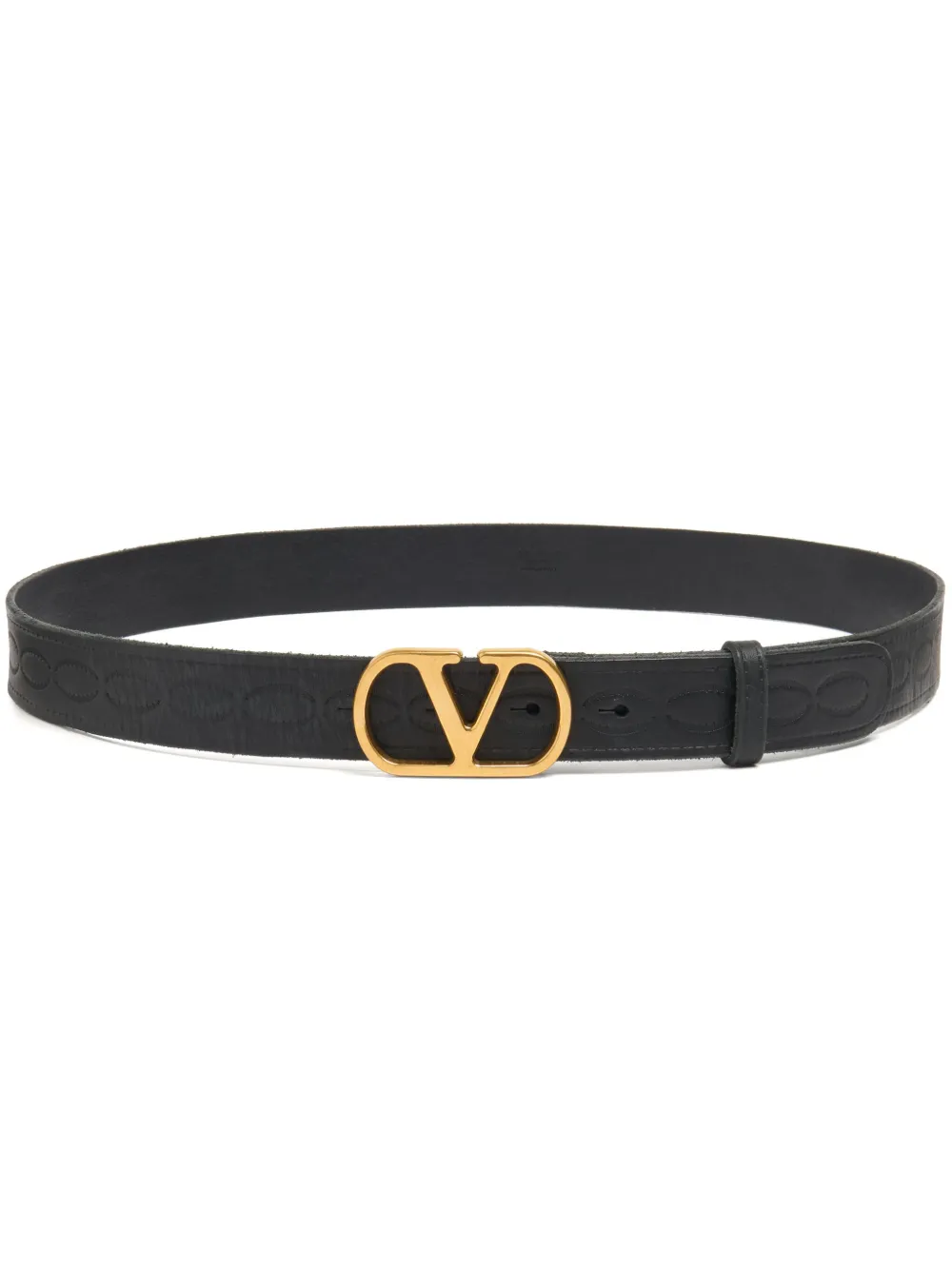 Image 1 of Valentino Garavani 30mm VLogo Signature leather belt