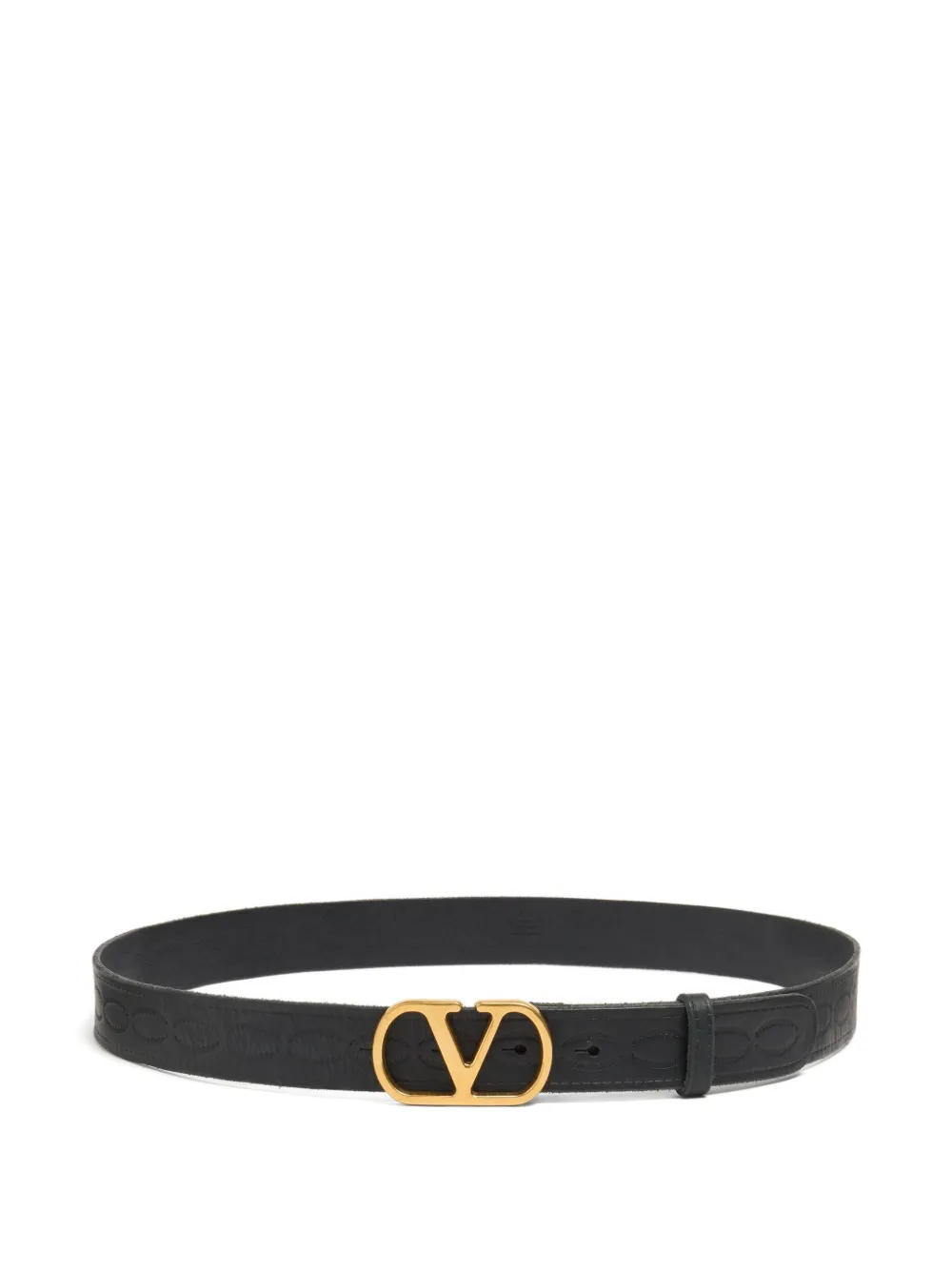 Valentino Garavani Vロゴ シグネチャー ベルト 30mm - ブラック