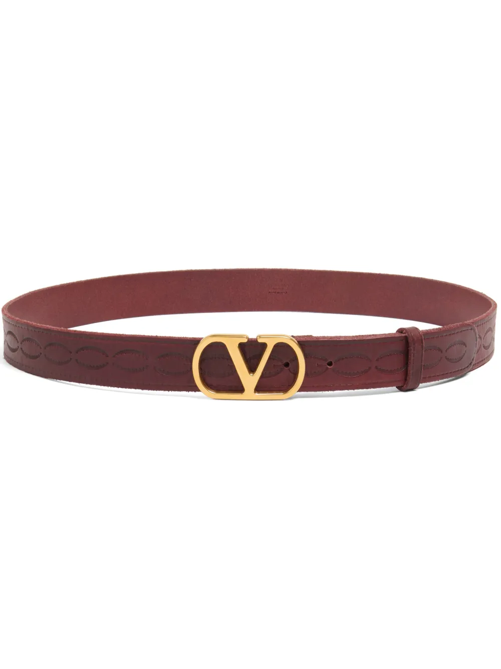 Image 1 of Valentino Garavani 30mm VLogo Signature leather belt