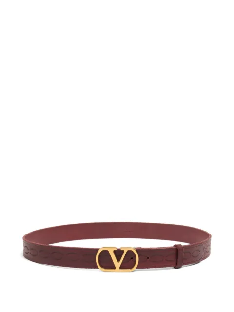 Valentino Garavani VLogo Signature leather belt