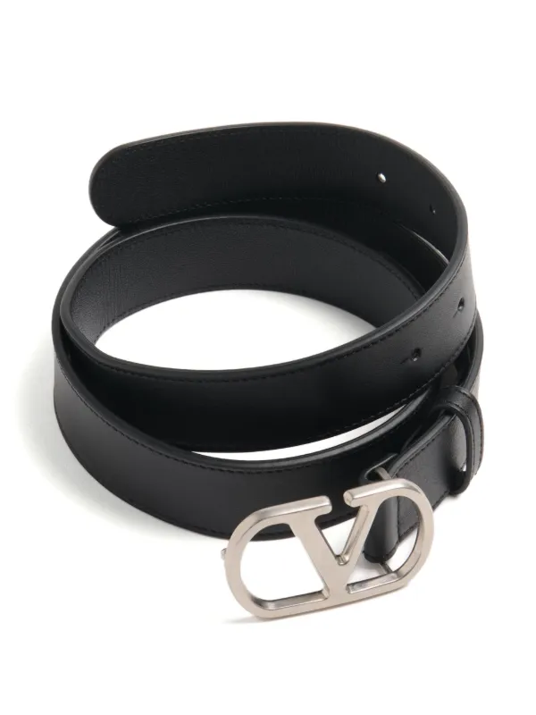 Valentino Garavani Vロゴ シグネチャー ベルト 30mm | ブラック