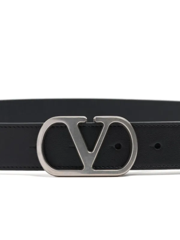 Valentino Garavani Vロゴ シグネチャー ベルト 30mm | ブラック