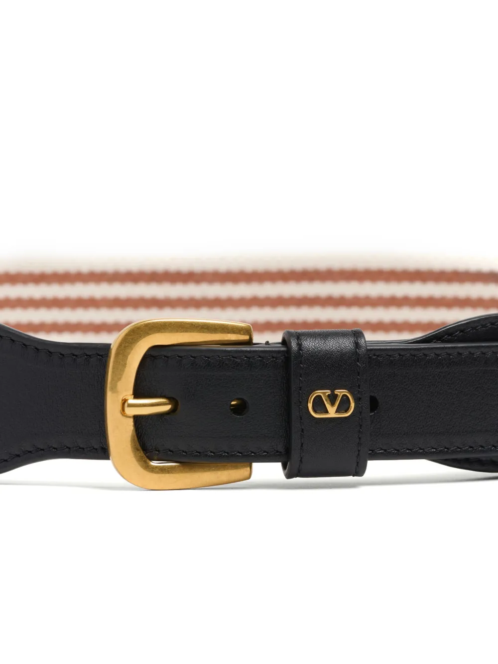 valentinogaravani Valentino Garavani 35mm VLogo Signature riem - Zwart