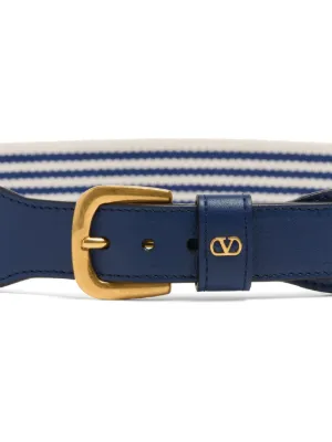 navy designer belt