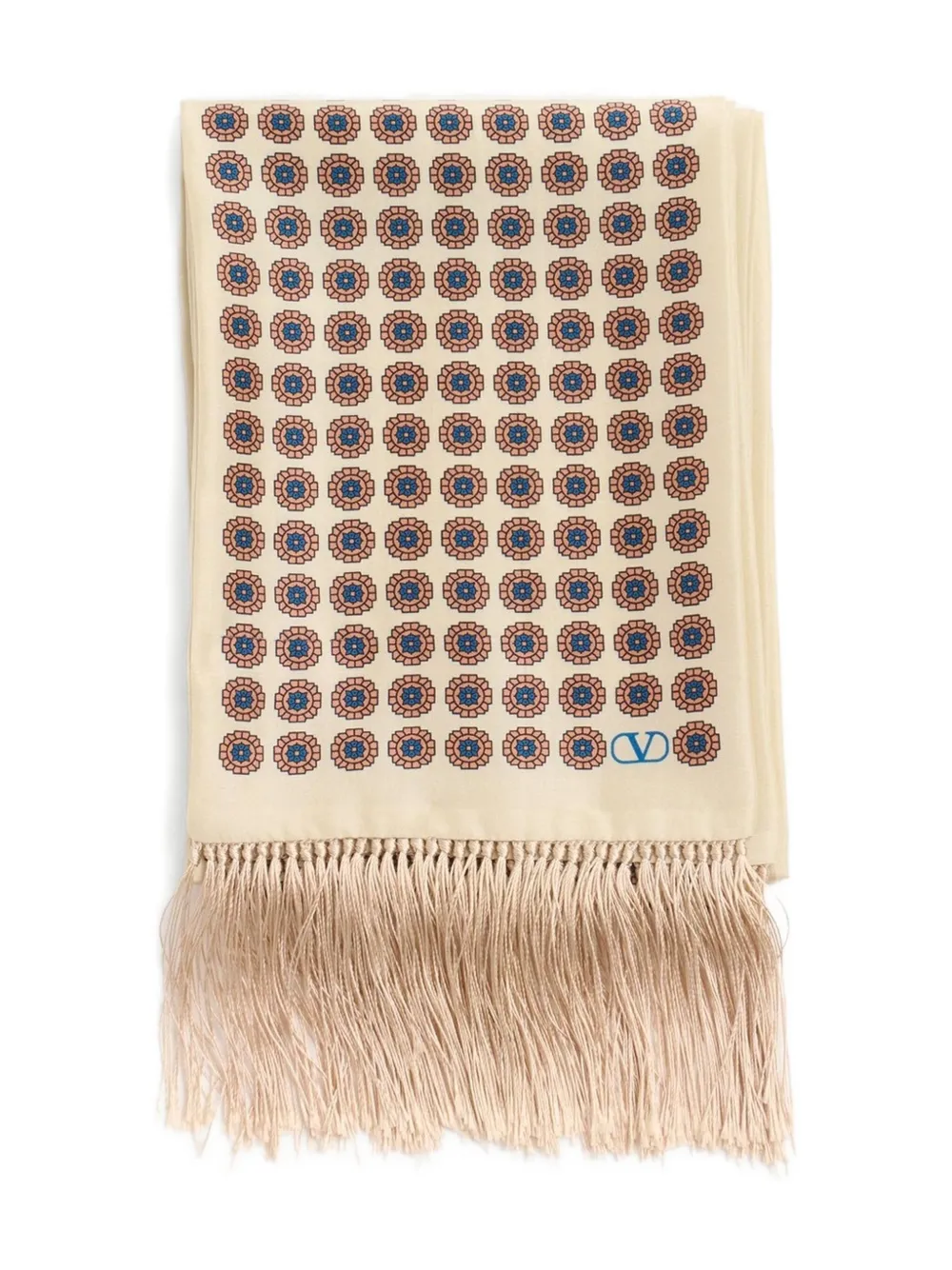 Valentino Garavani Chamber silk scarf | Neutrals | Image 1