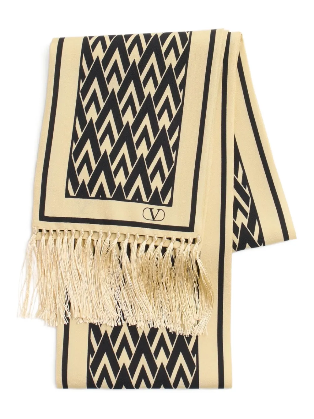 Valentino Garavani Toute La V silk scarf | Image 2