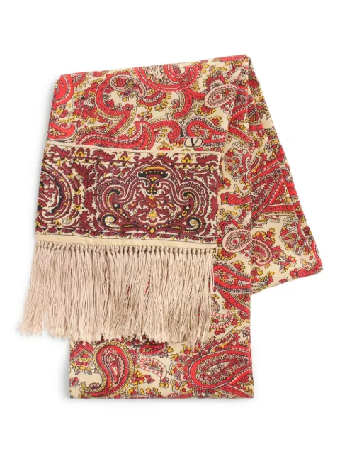 Valentino Garavani Voyage Imaginaire silk bandeau scarf