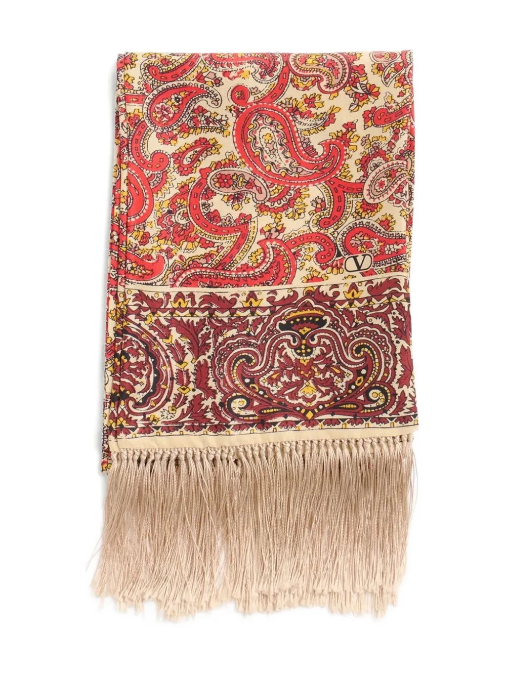 Valentino Garavani Voyage Imaginaire silk scarf | Neutrals | Image 1