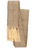 Valentino Garavani Antibes fringed scarf - Neutrals