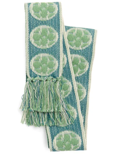 Valentino Garavani floral-embroidered scarf