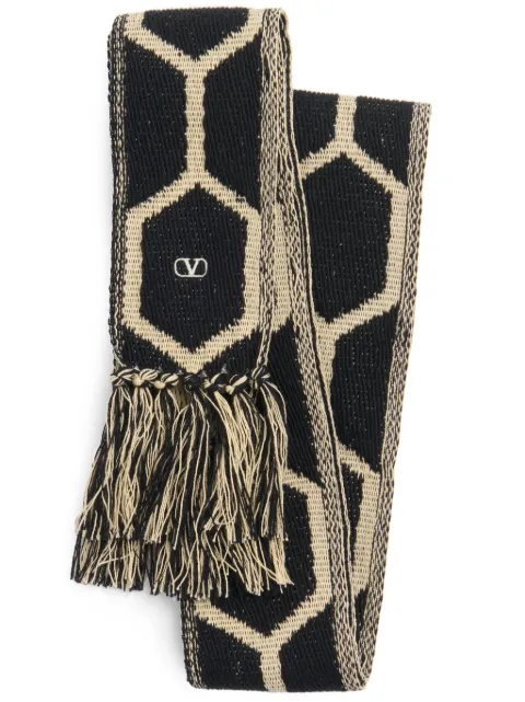 Valentino Garavani Antibes fringed scarf