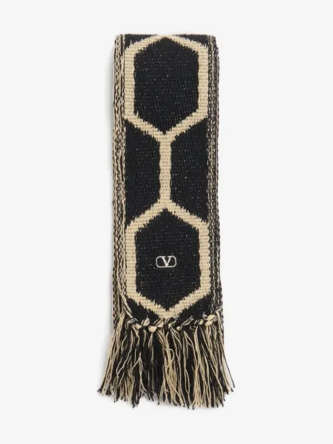 Valentino Garavani Antibes fringed scarf