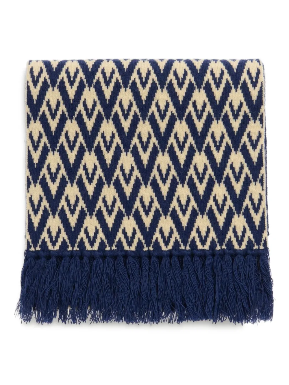 valentinogaravani Valentino Garavani Toute La V wollen sjaal - Beige