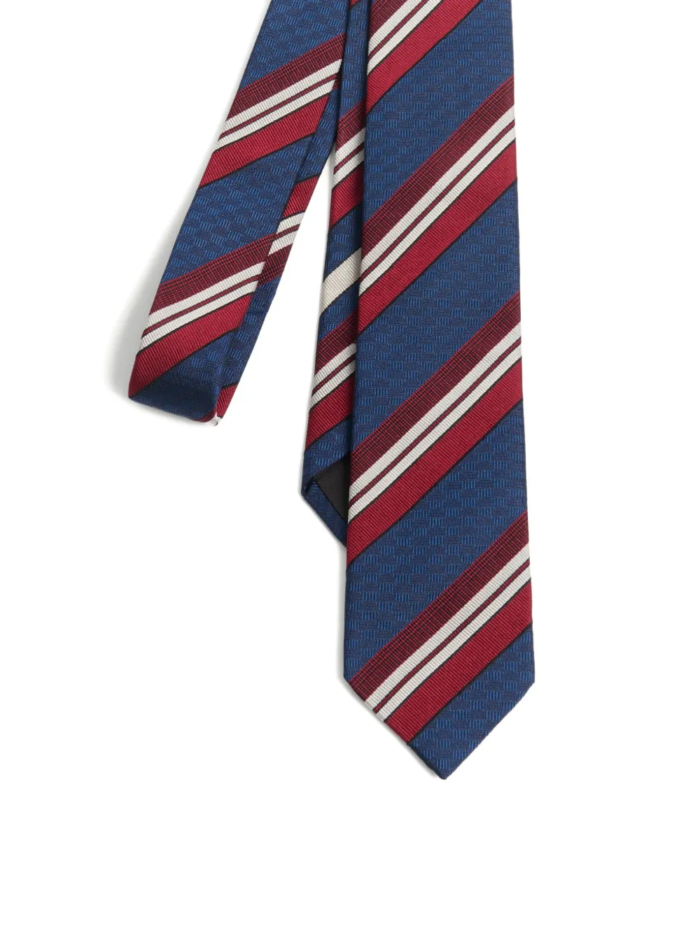 Valentie striped silk tie