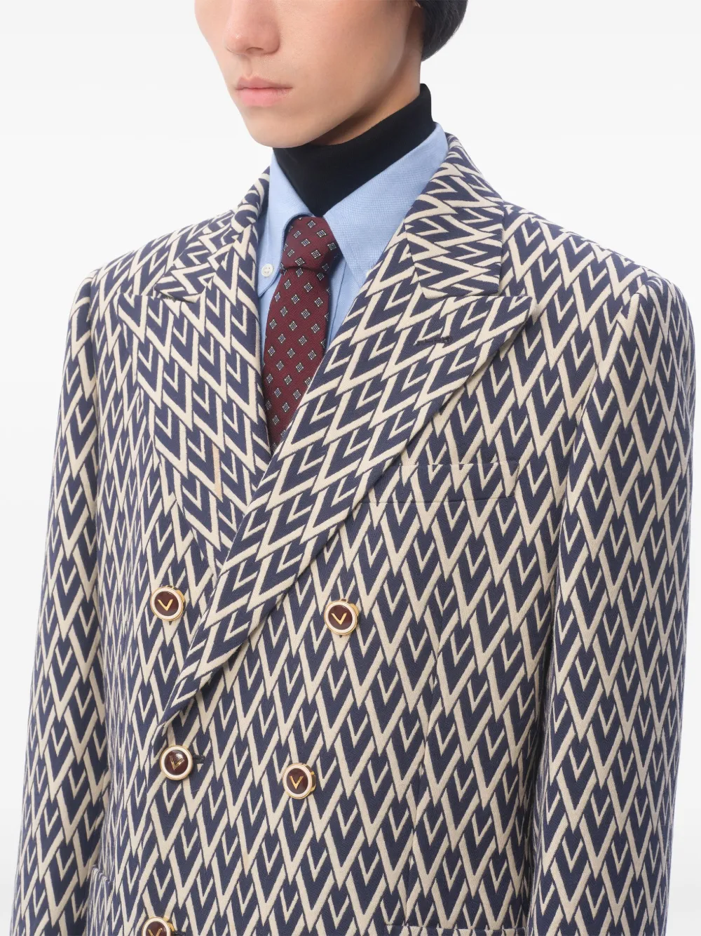 Valentino Garavani Zijden stropdas Rood
