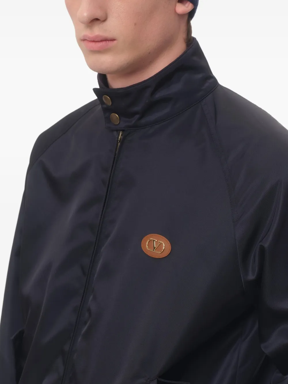 Valentino Garavani Toute La V wollen muts Blauw