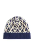 Valentino Garavani Toute La V wool beanie - Blue