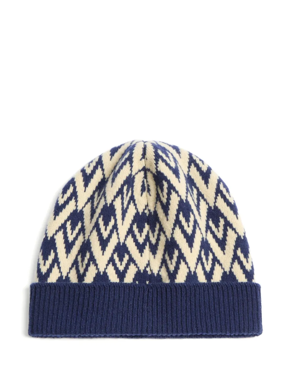 Valentino Garavani Toute La V wollen muts Blauw