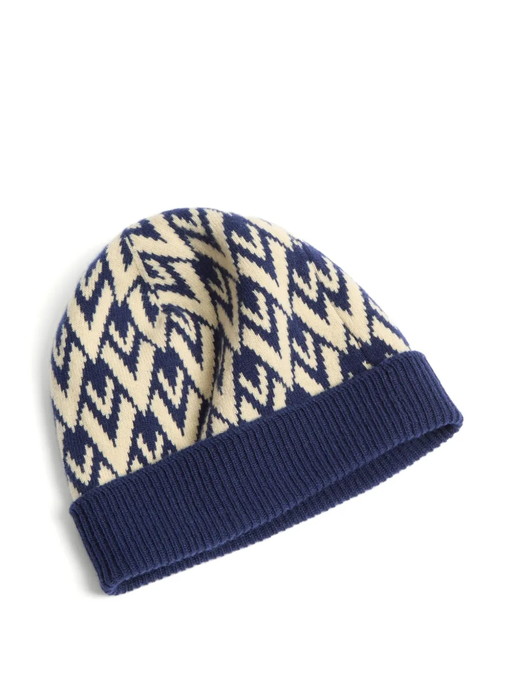 valentinogaravani Valentino Garavani Toute La V wollen muts - Blauw