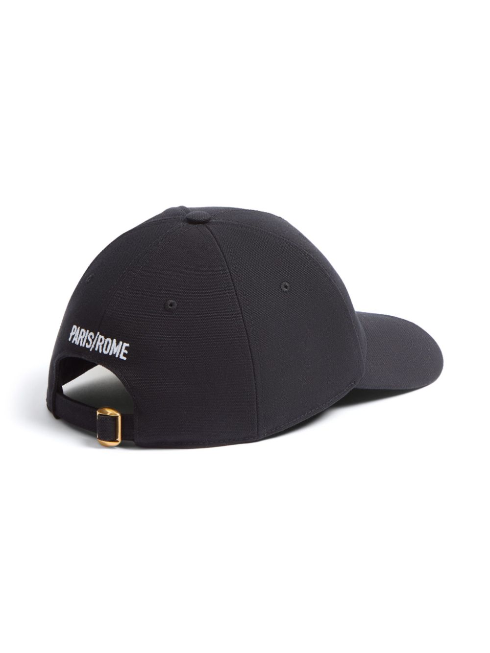 Valentino Garavani logo-embroidered cap - Black