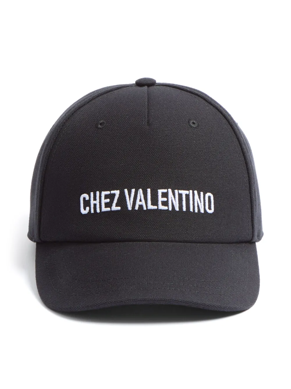 Valentino Garavani Pet met geborduurd logo Zwart
