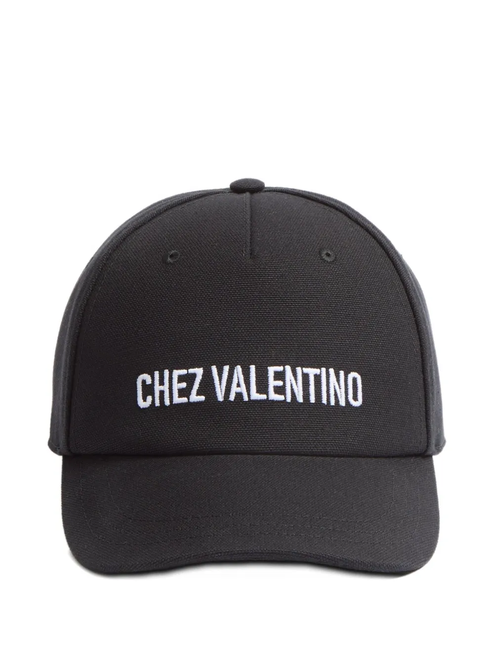 Valentino Garavani logo-embroidered baseball cap | Black | Image 1