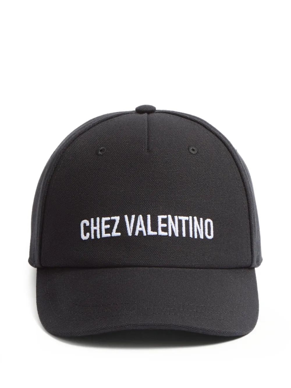 【関税＆送料込み】Valentino Garavani Caps Valentino Garavani logo-embroidered Baseball Cap | Black