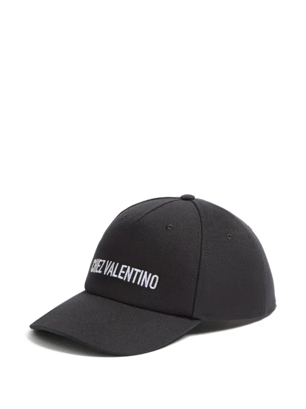 Valentino Garavani logo-embroidered Baseball Cap Black FARFETCH BE