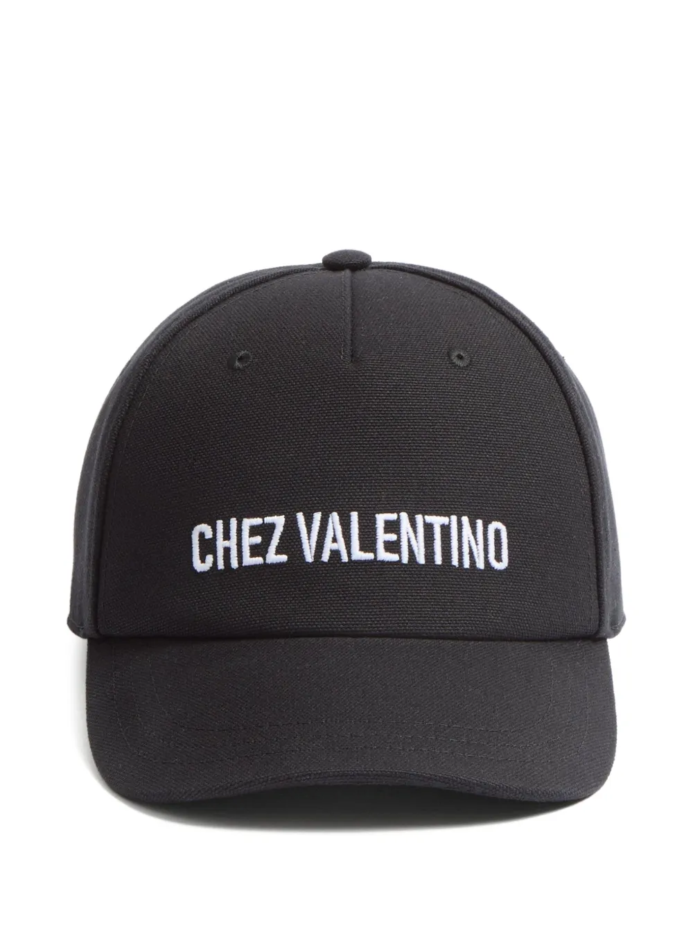 VALENTINO キャップ サイズ59(Lサイズ) Valentino Garavani logo-embroidered Baseball Cap | Black