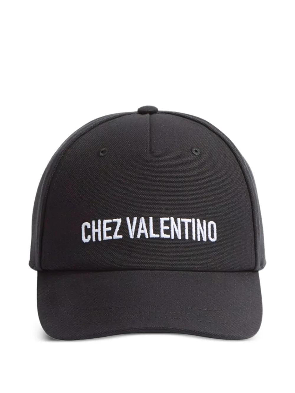 Valentino Garavani Cappello da baseball con ricamo - Nero