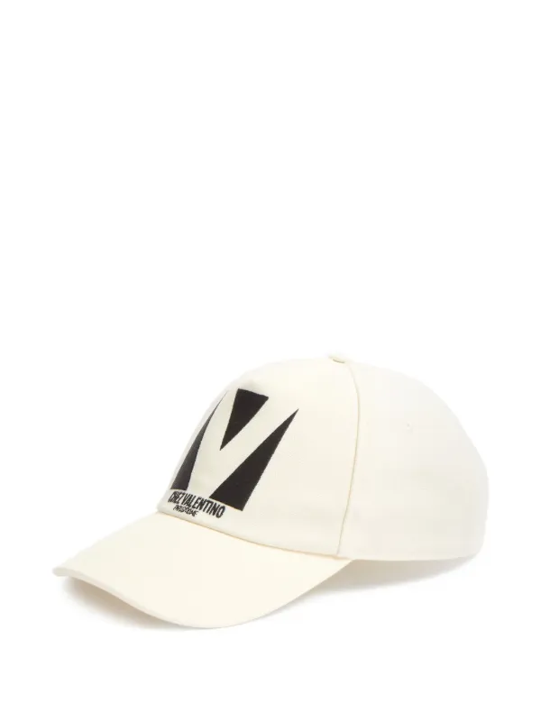 Valentino Garavani logo-embroidered Baseball Cap | White