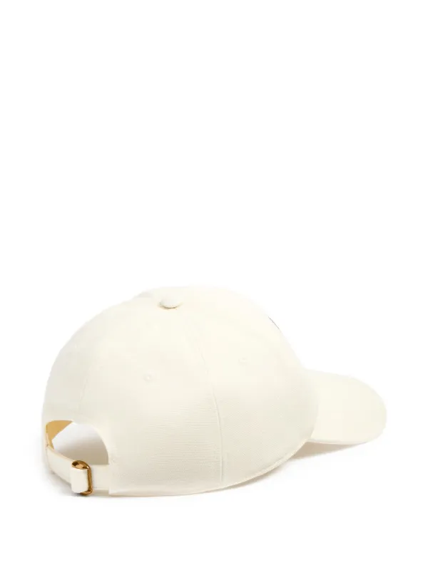 Valentino Garavani logo-embroidered Baseball Cap | White
