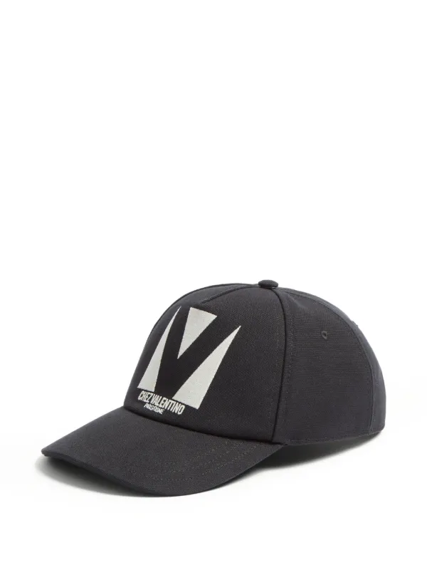 Valentino Garavani logo-embroidered Baseball Cap | Black  display picture 3