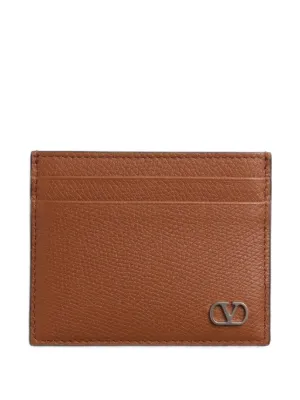 Valentino Garavani Vロゴ シグネチャー 財布 | ブラウン | FARFETCH JP