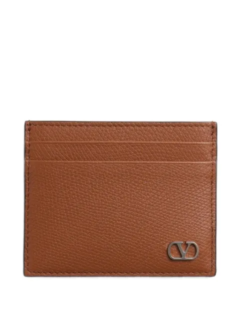 Valentino Garavani VLogo Signature leather card holder