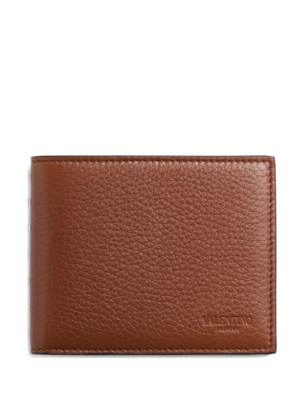 Valentino Garavani ロックスタッズ 財布 | ブラウン | FARFETCH JP