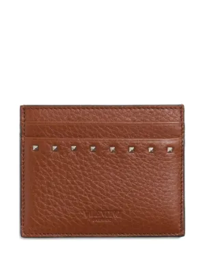 FENDI FF-jacquard Leather Card Holder | Brown | FARFETCH ZA