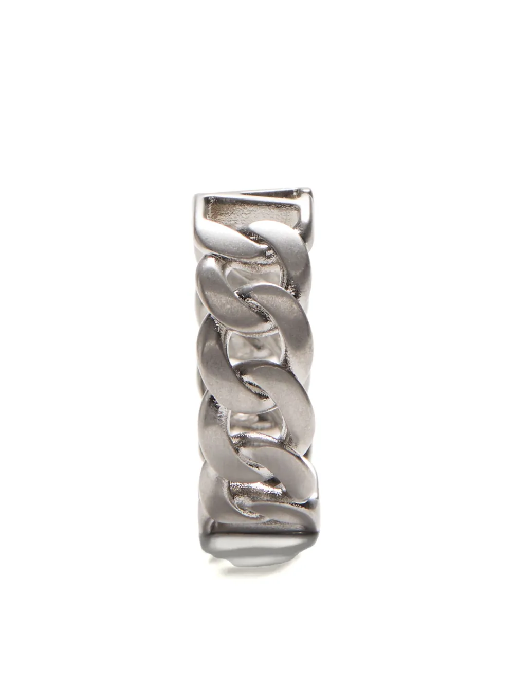 Valentino Garavani Vlogo Signature Metal Ring In Silver