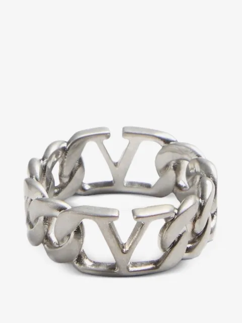 Valentino Garavani Vlogo Signature metal ring