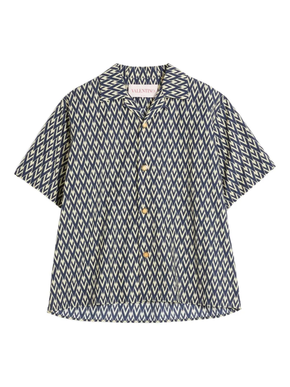 Valentino Garavani Optical V shirt - Blu