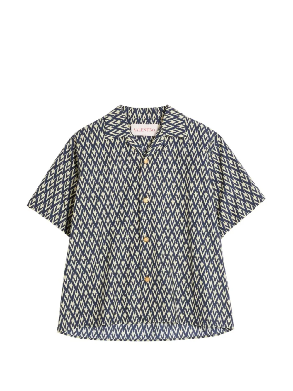 Valentino Garavani Optical V shirt - Blu
