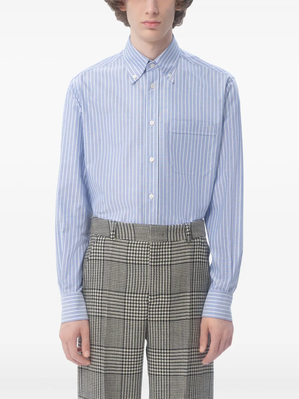 Valentino Garavani Pet met geborduurd VLogo Blauw