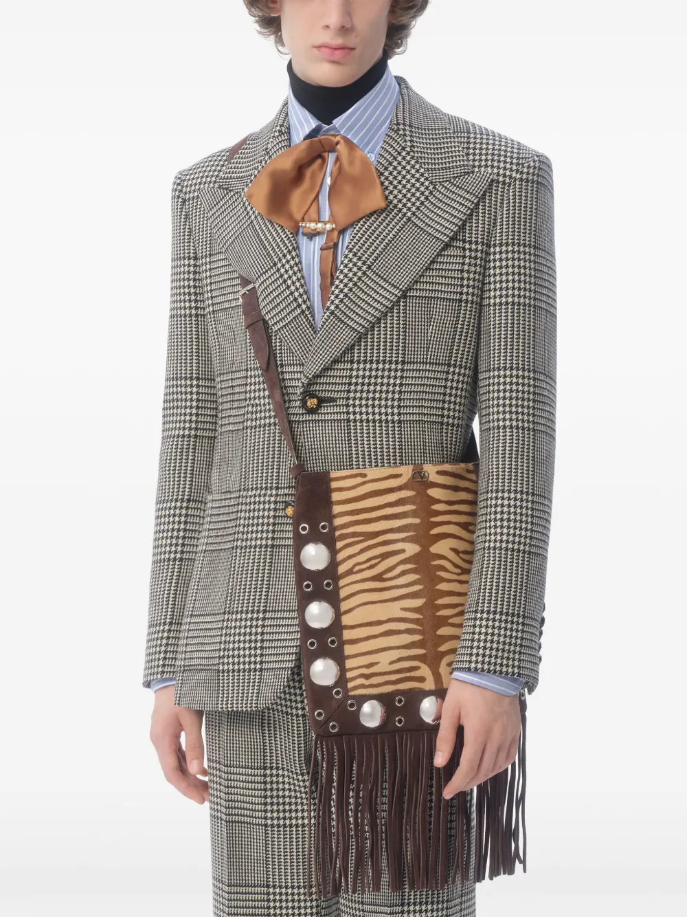 Valentino Garavani Pet met geborduurd VLogo Blauw